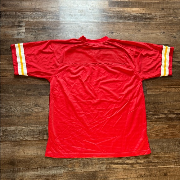 NWOT - Kansas City Chiefs Blank NFL Jersey - Red with Football Patch - Picture 10 of 11